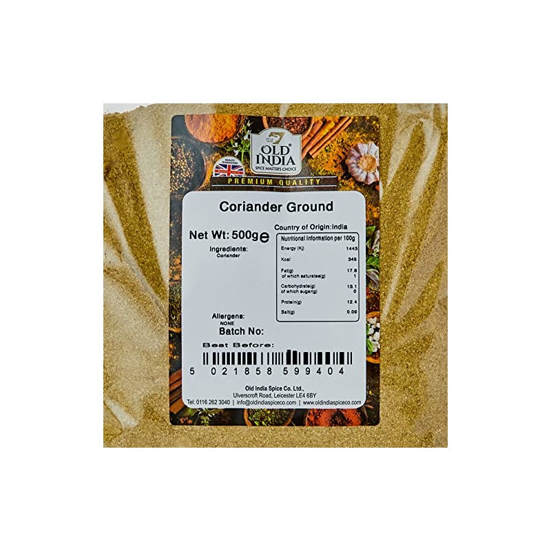 Old India Coriander Ground 500g