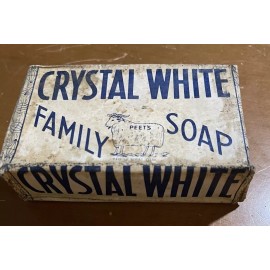 Peet’s Vintage Peet’s Crystal White Giant Size Family Soap 1930s