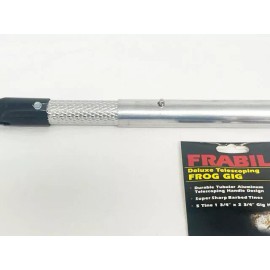 FRABILL 2ea FRABILL FROG GIG/FISH SPEARS, 5 TINE, EXTENDABLE 6 TO 12 FOOT HANDLE