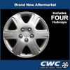 Premium Replica Hubcap Set, Replacement for Toyota Corolla 2005-2008, 15-inch