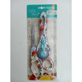 Pioneer Woman Fabric Scissors and Rotary Cutter Set (4 Patterns to Choose From) - Sweet Rose