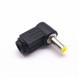 RUITEXUN DC 4.0x1.7mm Male Solder Connector, DC 4.0x1.7mm Male 90 Degree Right Angle DC Power Plug Solder Type DIY Connector Adapter