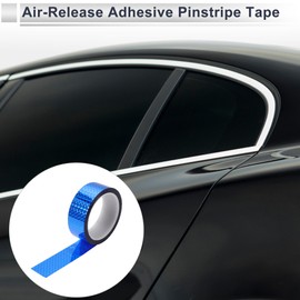 RATCHROLL 1 Roll Universal Air-Release Adhesive Pinstripe Tape Holographic Automotive Pinstriping Tape Blue 1.18"x164.04ft
