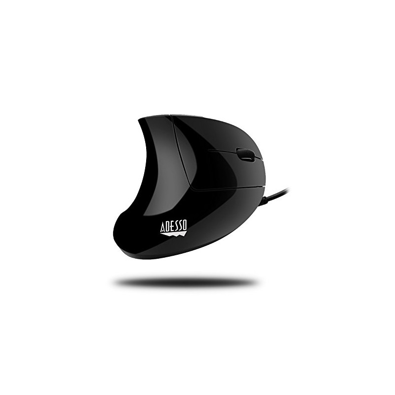 Adesso iMouseE1 - Vertical Ergonomic Illuminated Optical 6-Button USB Mouse