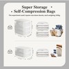 Compression Storage Bags for Bedding, 68L Ultra Space Saving Self