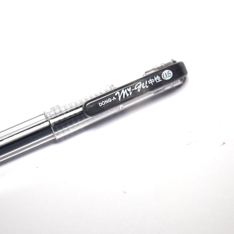 Dong-A My Gel Ink 0.5mm Roller Ball Pen - Black