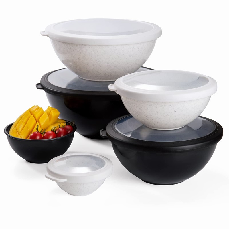 COOK WITH COLOR Mixing Bowls with TPR Lids - 12