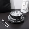 Lechoo 12pcs Melamine Dinnerware Set - Service for 4 Melamine