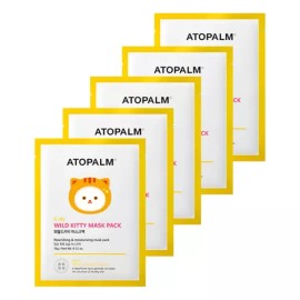 Atopalm 아토팜 와일드 키티 마스크팩 15g 1개입 5개 Atopalm Wild Kitty Mask Pack 15g 1 piece, 5 pieces