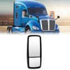 Chrome Door Mirror for Kenworth T680, Defrost Heated Side View