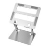 OneCut Adjustable Laptop Stand, Aluminium Alloy, Height-Angle Adjustable, Silver