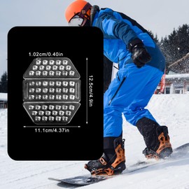 Set of 3pcs Stomp Pad, Clear Anti-Slip Snowboard Stomp Pads Snowboard Grip Pad for Snowboarding