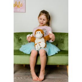 General Healthcare Cozy Creatures Microwavable Kids Heatable Cuddly Monkey Teddy - Warm hugs