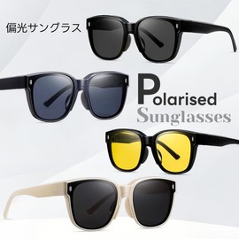 FEISEDY B1283 Sunglasses Over Glasses Polarized TAC Lens, TR90 Frame, Over Sunglasses, Large Size, UV400, UV Protection, black frame gray lens