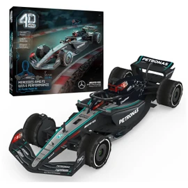 4D Build, Mercedes-AMG F1 W15 3D Puzzle Model Kit with Stand, 153 Pcs, F1 Car Desk Décor, Building Toys, 3D Puzzles for Racing Fans 12+