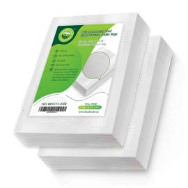 Food Sealer Vacuum Saver Bags Rolls 500 Pcs 4Mil 11" x 14" Food Sealer Food Saver Weston Vacuum Sealer Gallon Bags - 400 Pcs 11" x 14" Gallon Bag 4Mil