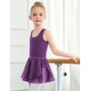 Zaclotre Ballet Leotards for Toddler Girls Hollow Back Dance Dress