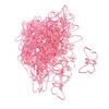 50Pcs Pink Butterflies Paperclip Cartoon Color Plating Innovative Cute Paperclips