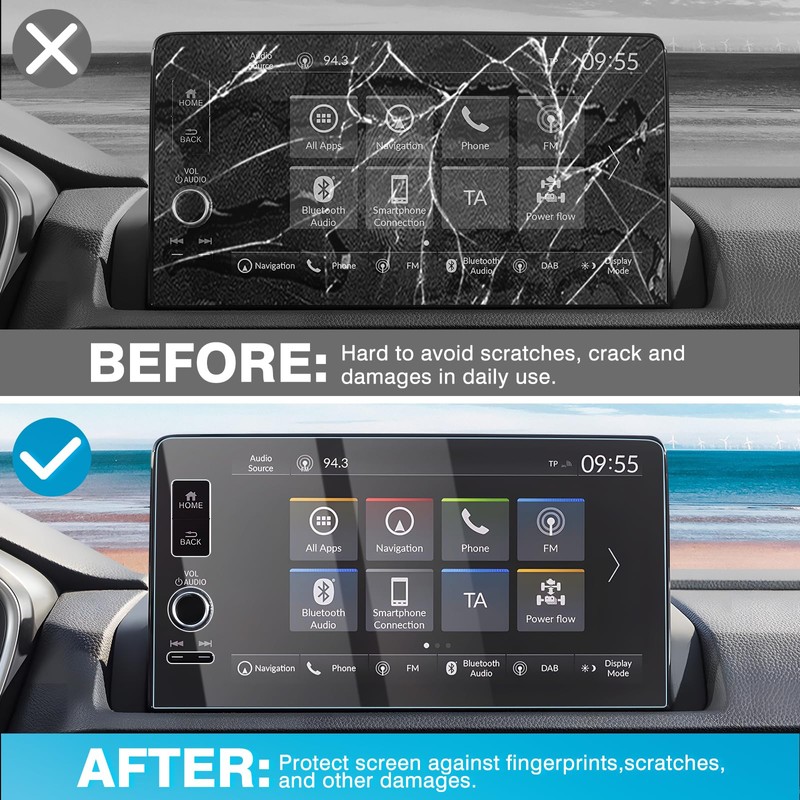 [Upgrade]Karltys 2 Pack Screen Protector for 2023-2026 Honda CRV /2022-2025