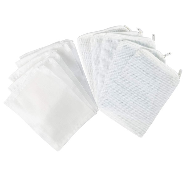 FUNLAVIE Aquarium Filter Media Bag Nylo Fine Mesh and High