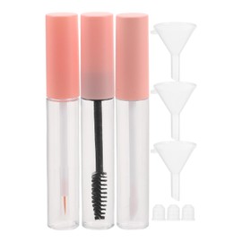 Outanaya Juego de Tubos Cosméticos Rellenables 10 Ml Mini Contenedor de Rímel Vacío y Delineador de Ojos de Plástico con Embudos para Aplicación Preci