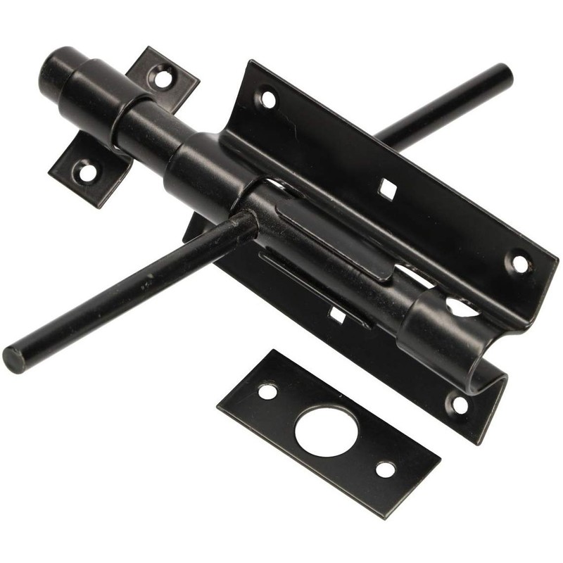 KOTARBAU Door Bolt Bolt 100 mm Double-Sided Gate Bolt Lock