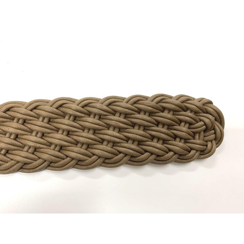 Bell Label Women's Wood Buckle, Low Drawstring, Mesh Belt, Extra