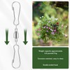 10Pcs Swivel Hooks for Wind Spinners, Stainless Steel 360 Degree