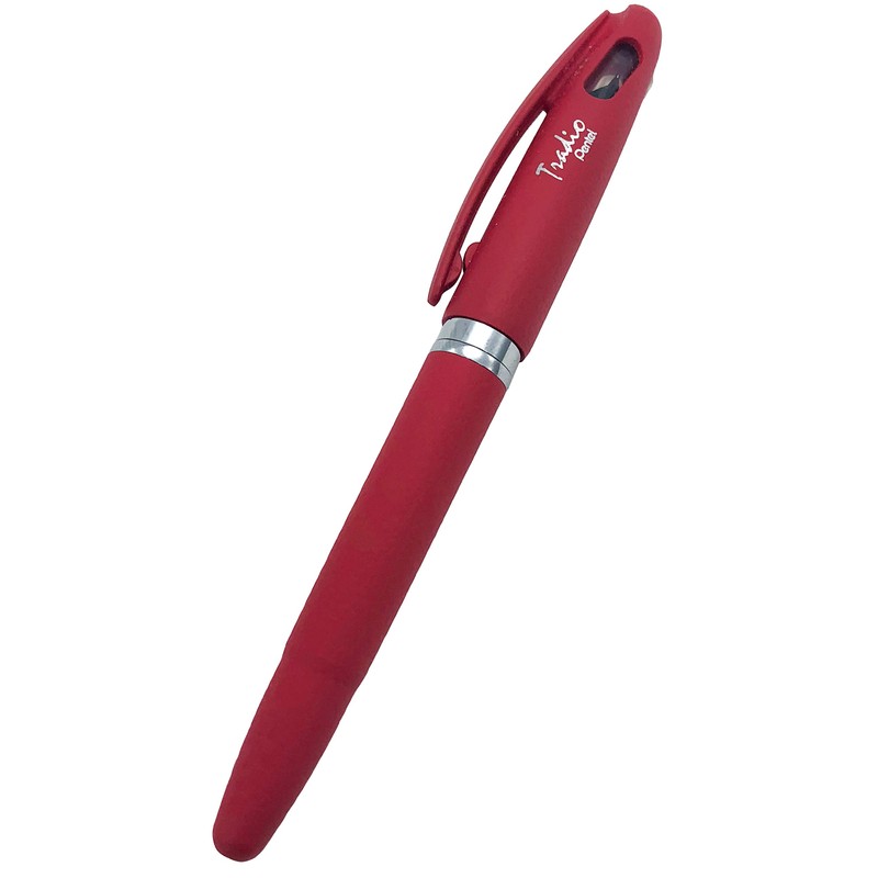 Kitera TRF93B Traditiono Fountain Pen, Vermillion Axis, Pentel