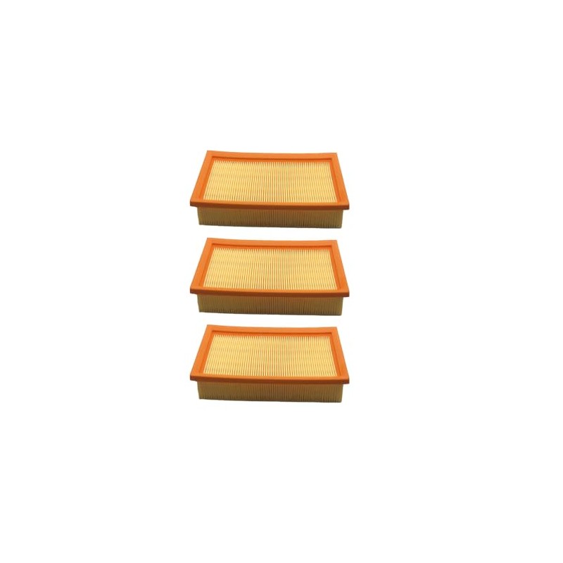 3x Trade-Shop Flat Pleated Filter/Lamellar Filter/Air Filter Compatible with Kärcher