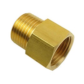 HongBoW Hardware Brass Pipe Fitting Metric M20 x 1.5 Male To 1/2" NPT Female Adapter