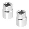 Auniwaig 3/8" Drive 5/8" 6-Point Impact Socket,Imperial Chrome Vanadium 2pcs