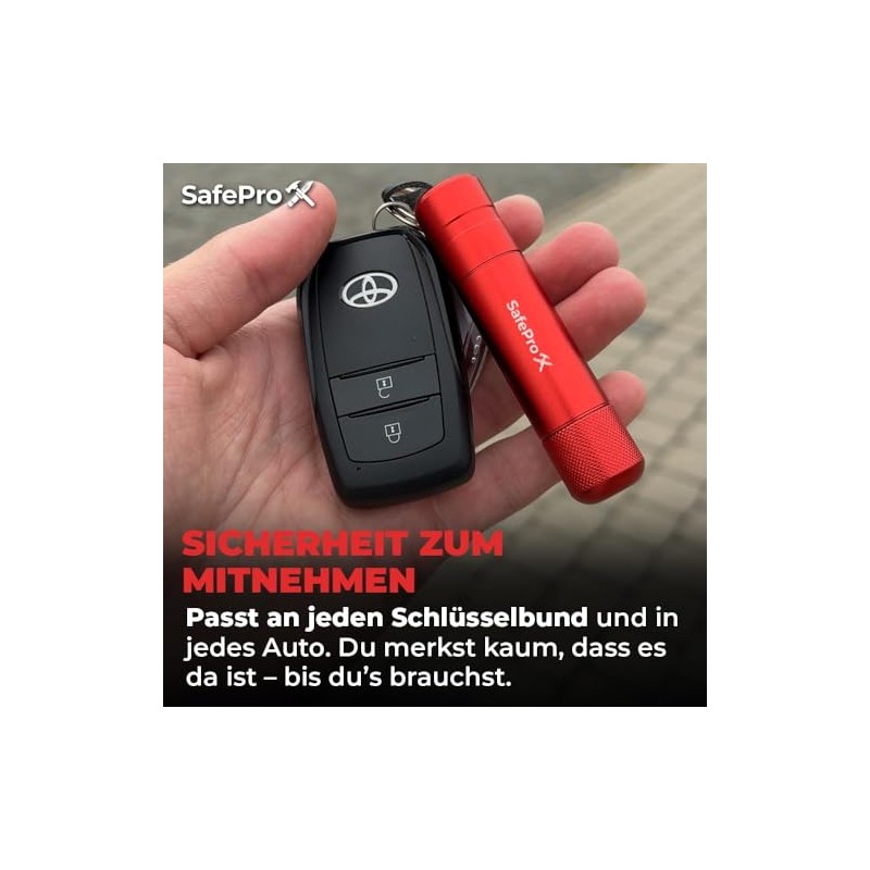 Emergency Hammer for Car, Life-Saving Window Breaker & Belt Cutter,