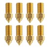 HysiPrui Printer Extruder Nozzle Kit Including 5 Pieces 0.4 mm