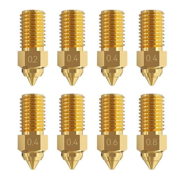 HysiPrui Printer Extruder Nozzle Kit Including 5 Pieces 0.4 mm