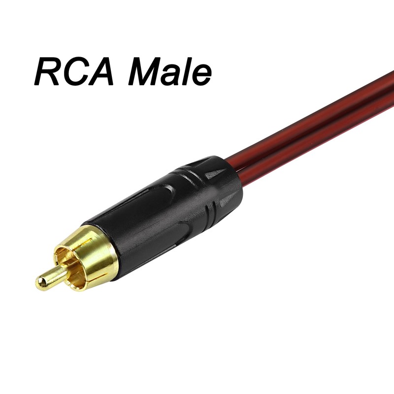 MEIRIYFA RCA Speaker Cable Bare Wire Speaker Wire to RCA