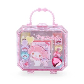 SANRIO Cute Pink Toy Stamp Case with Jewel Design for Kids Fun Summer Activities