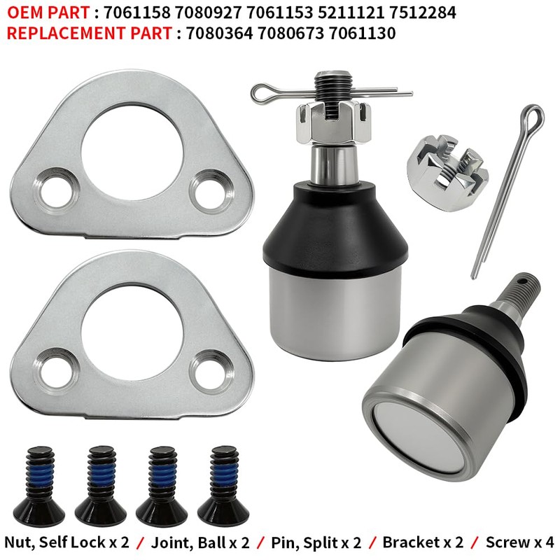 2 Pack Ball Joint & Bracket Kit for Big Boss
