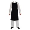 Professional Black Chef Bib Apron 100% Cotton L&G London Uniforms