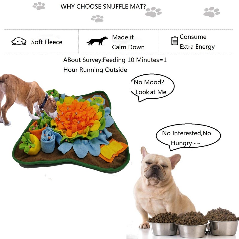 Alibuy Dogs Snuffle Mat Pet Feeding Mats Puppy Sniffing Pad,Cat