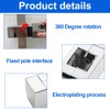 Adjustable Shower Bracket, Shower Head Holders, No Drilling Slip-On Design