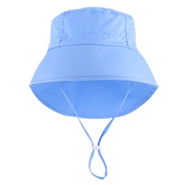 Children's Outdoor Sun Hats for Boys and Girls, Sun Hats for Fishermen, Suitable for Children Aged 1-5 Years Old (US, Age, 2 Years, 5 Years, Blue)