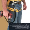 Tool Lanyard, Shock Absorbing Lanyard with Steel Self-Locking Carabiner and