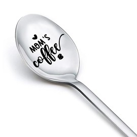 Mothers Day Spoon Gift for Mom Birthday Gifts for Mommy Retirement Gifts for Women 2024 Mother in Law Gifts for Coffee Lovers Gift Ideas Best Stepmother Gifts for Stepmom Gifts for Moms Coffee Spoon