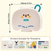 2Pcs DIY Travel Mini Pill Organizer, 7 Compartments Pill Box