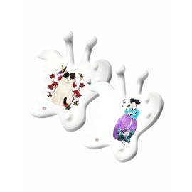 Pearl Care V Line Ceramic Gua Sha Massager / 펄케어 V라인 세라믹 괄사 마사지기