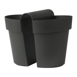 EURO 3 PLAST Vaso Be-Up Con Riserva Cm25-3032 Antr