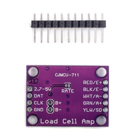 Cylewet CJMCU-711 HX711 Load Cell Electronic Weighing Sensor 24-bit A/D Converter Chip for High Precision Electronic Scale and Arduino CYT1053