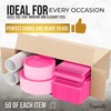 Exquisite 350 Pcs Cerise Disposable Plates For Party, Cerise Paper