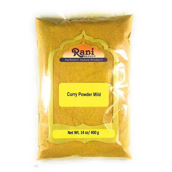 Rani Curry Powder Mild Natural 10-Spice Blend 400g (14oz) ~ Salt Free | Vegan | No Colors | Gluten Free Ingredients | NON-GMO | NO Chili or Peppers